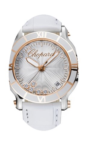 Chopard Happy Sport Silvertone Guilloche...