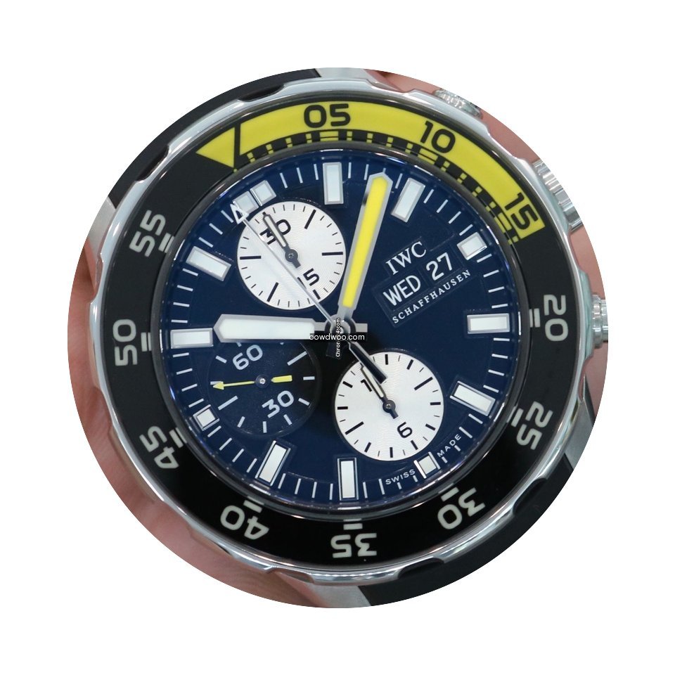 IWC Aquatimer Chronograph Black Yellow R...