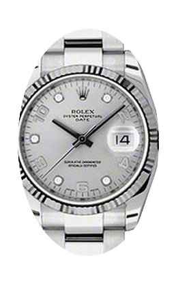 Rolex Oyster Perpetual 115234-SLVDFO 34m...