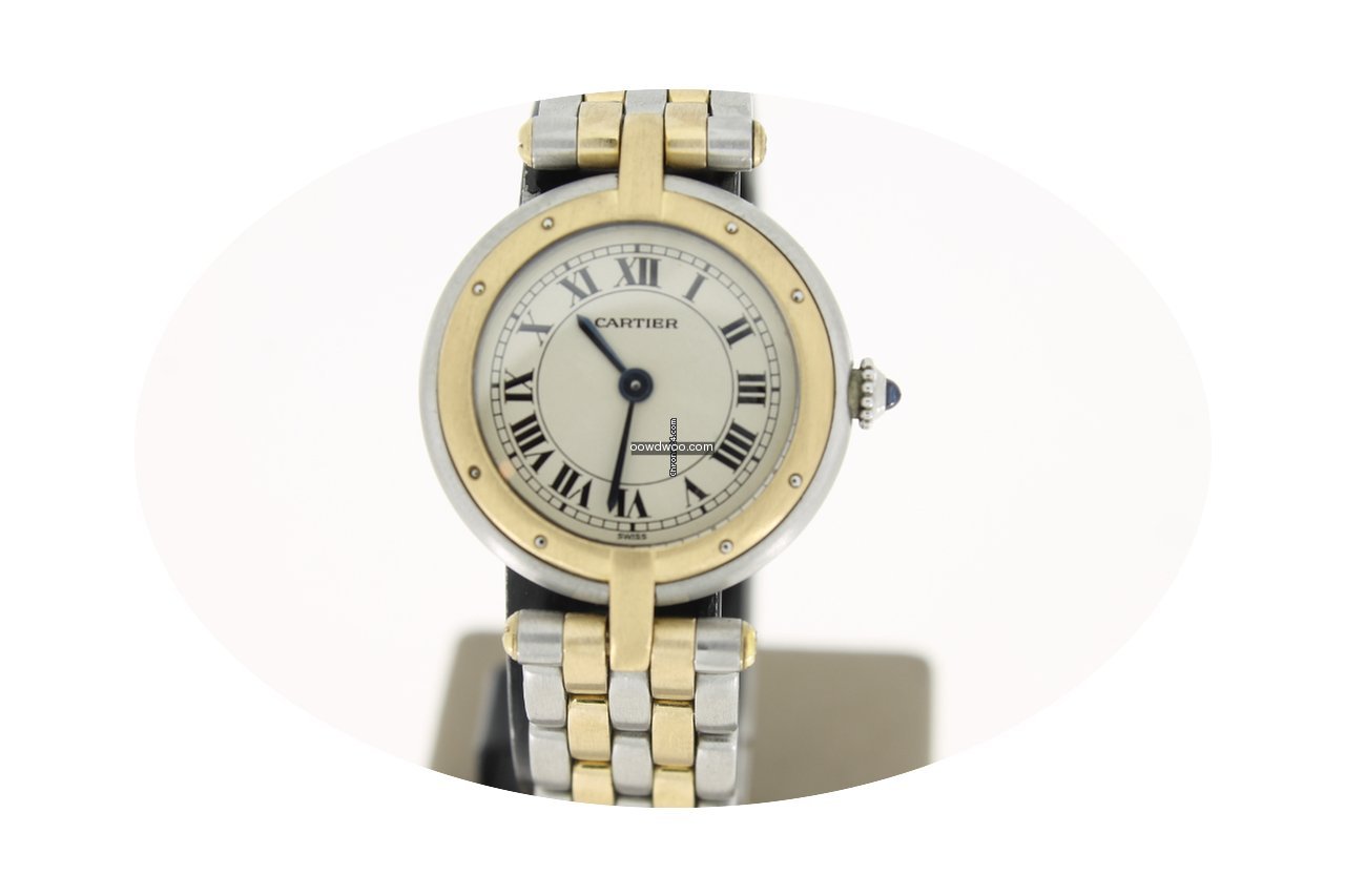Cartier Panthere Round Steel/Gold Two To...