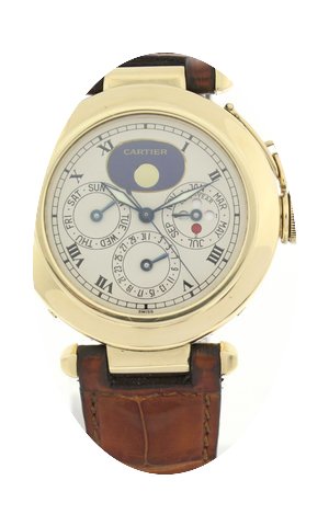 Cartier Pasha 3 Perpetual Calendar 18ct ...