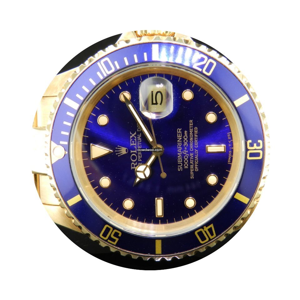 Rolex Submariner Ref. 16618 Oro Giallo P...