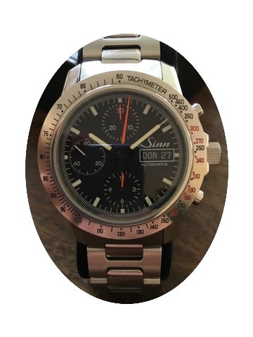Sinn 303 mit Stahlband, Box, 6 Monate Ga...