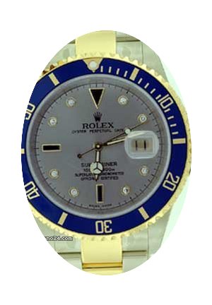 Rolex Mens 2 Tone Submariner watch With ...