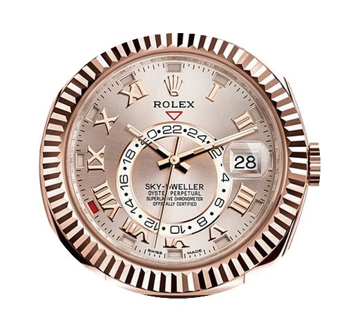 Rolex Sky-Dweller Sundust Dial 18K Evero...