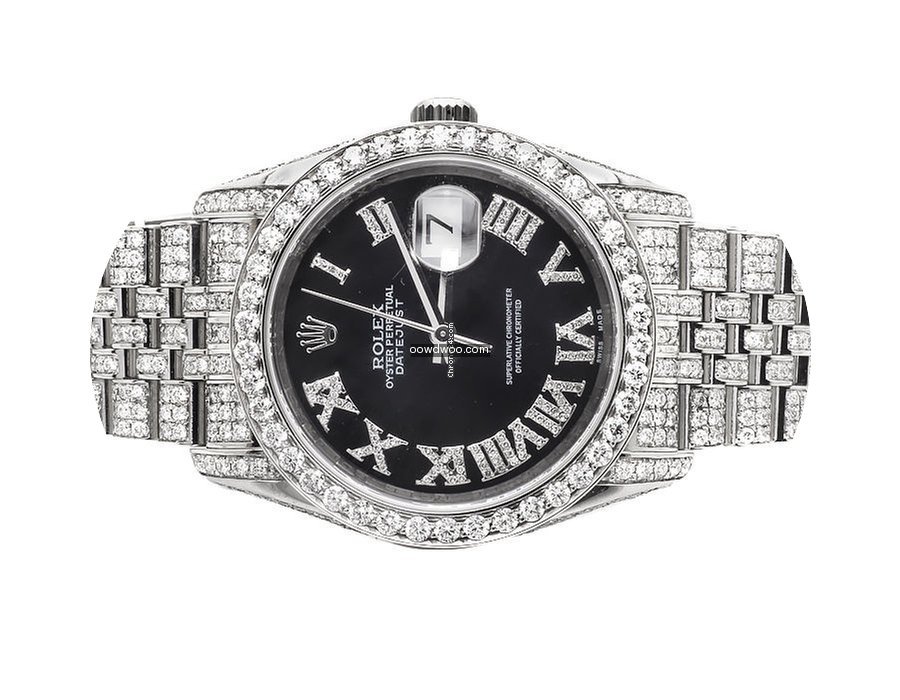 Rolex Full Mens 116234 Rolex DateJust Bl...