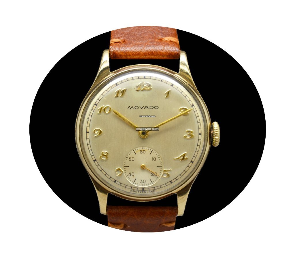 Movado Calatrava Breguet Index 12321 Gol...