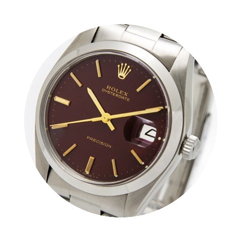 Rolex Mens ROLEX 1978 Manual Wind Burgun...