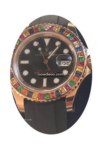 Rolex Yacht Master 116695 sats Rainbow B...