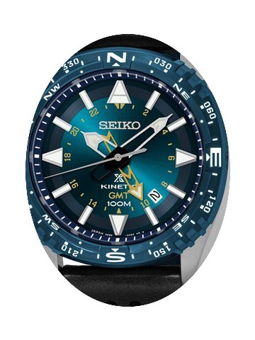 Seiko SUN059P1 Prospex Kinetic GMT blau ...
