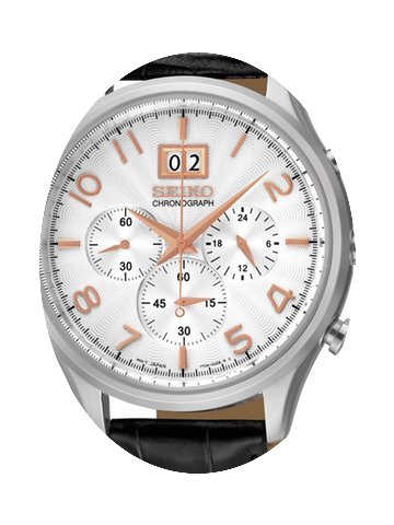 Seiko SPC087P1 Herren Chronograph ZB sil...