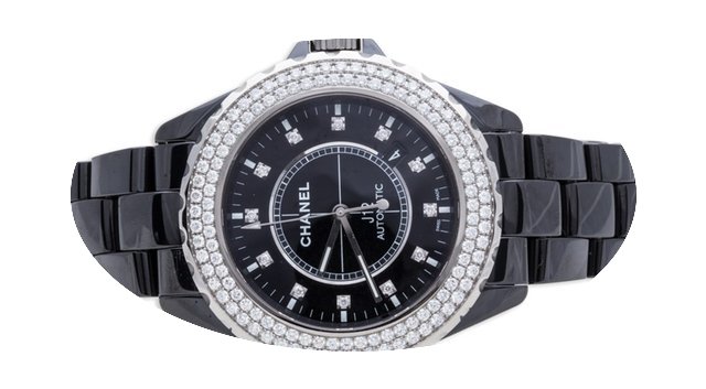 Chanel J12 Black Ceramic 42mm Diamond Be...
