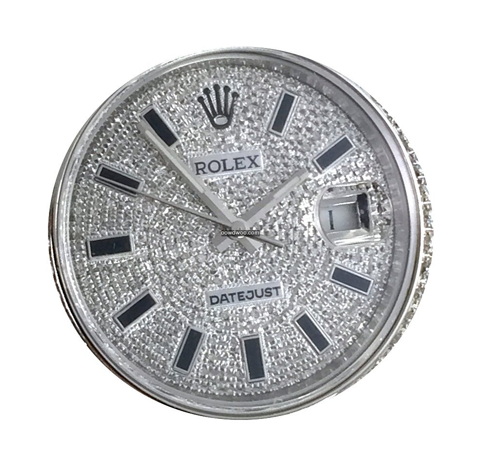 Rolex DATEJUST II Pavee Dial Brillant L�...