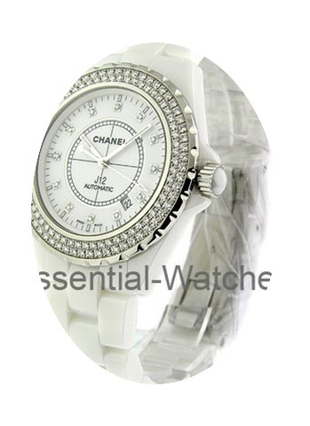 Chanel Full Size J12 with Diamond Bezel ...