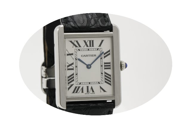 Cartier Tank Solo in steel...