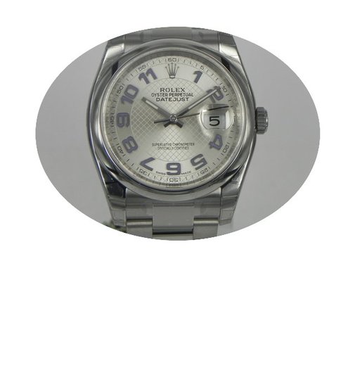 Rolex DATEJUST 36MM SILVER ARAB DIAL...