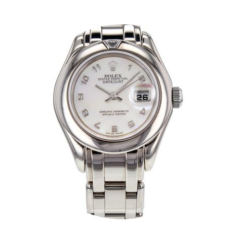 Rolex Pearlmaster 69329 18k White Gold W...