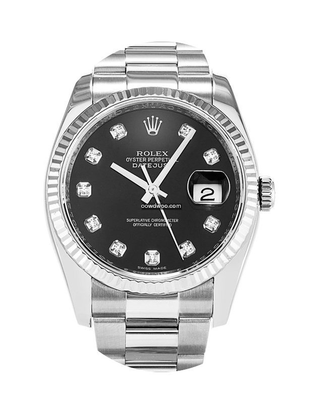 Rolex Datejust 36 Black Diamonds - 11623...