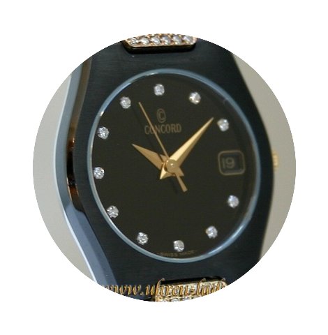 Concord Stahl/18 Kt. mit Diamanten...