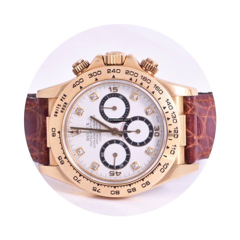 Rolex Daytona Zenith Diamonds 16518...