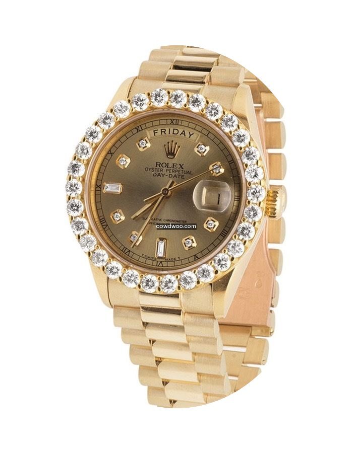 Rolex 18K Mens Yellow Gold Rolex Preside...