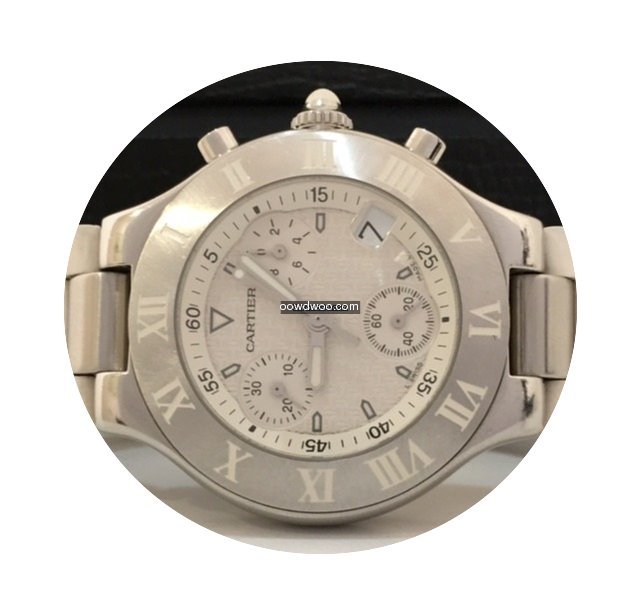Cartier Chronoscaph Must 21 White Editio...