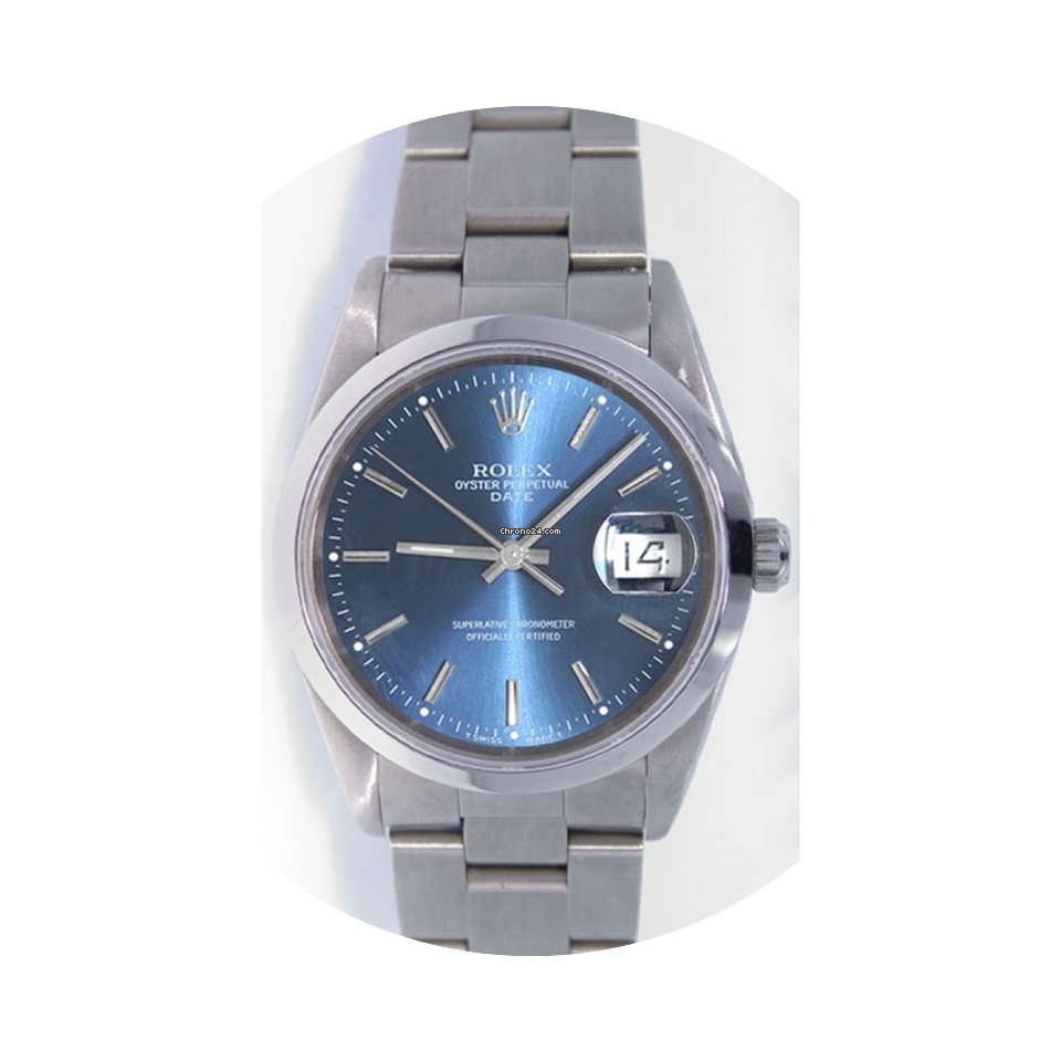 Rolex Date 15200 34mm Stainless Steel Oy...