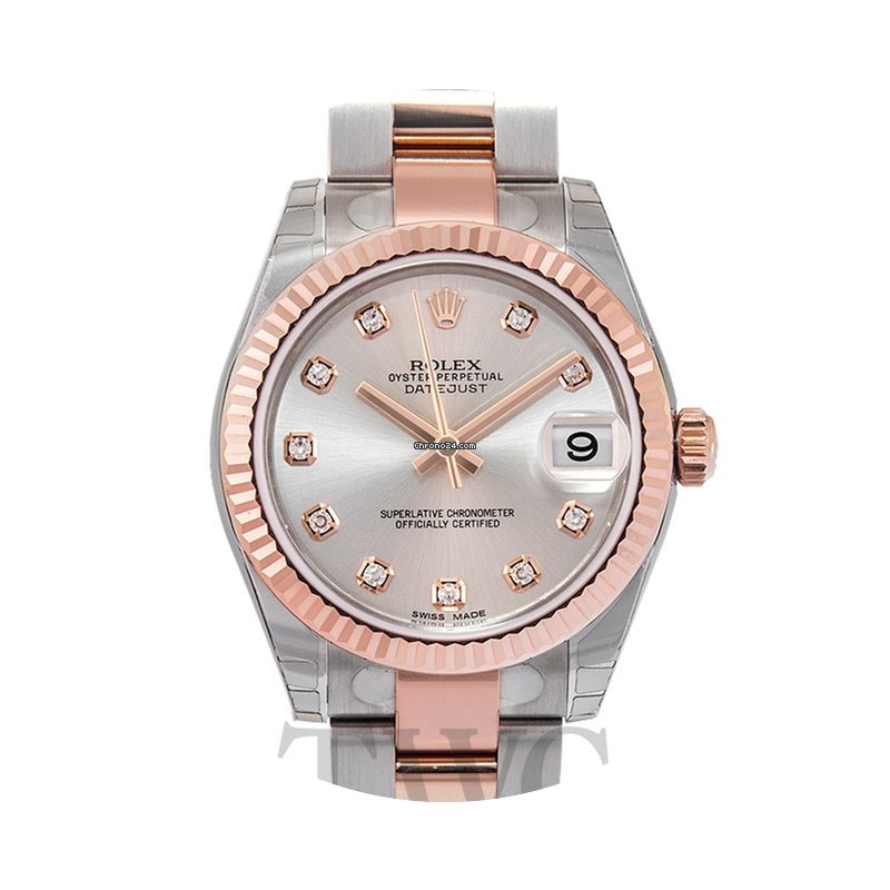 Rolex Datejust Lady 31 Ivory/18k Rose Go...
