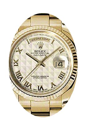Rolex Day-Date 36 118238-IVPRFO Ivory Ro...