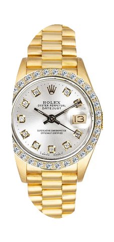 Rolex Women's President Yellow Gold Cust...