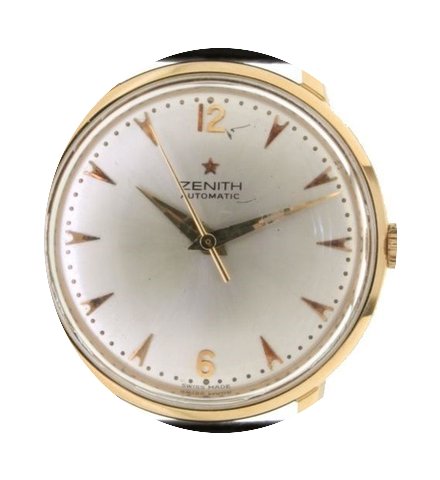 Zenith Martello In Yellow Gold And Leath...