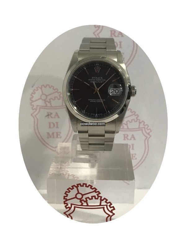 Rolex Datejust Steel 36 Millimetri 16200...