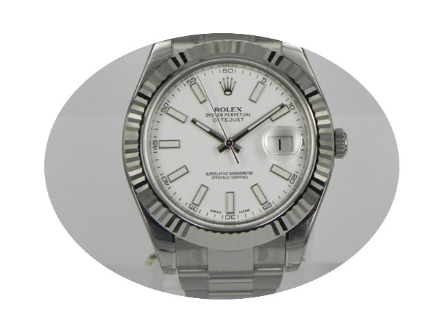 Rolex DATEJUST II 41MM QUADRANTE BIANCO...