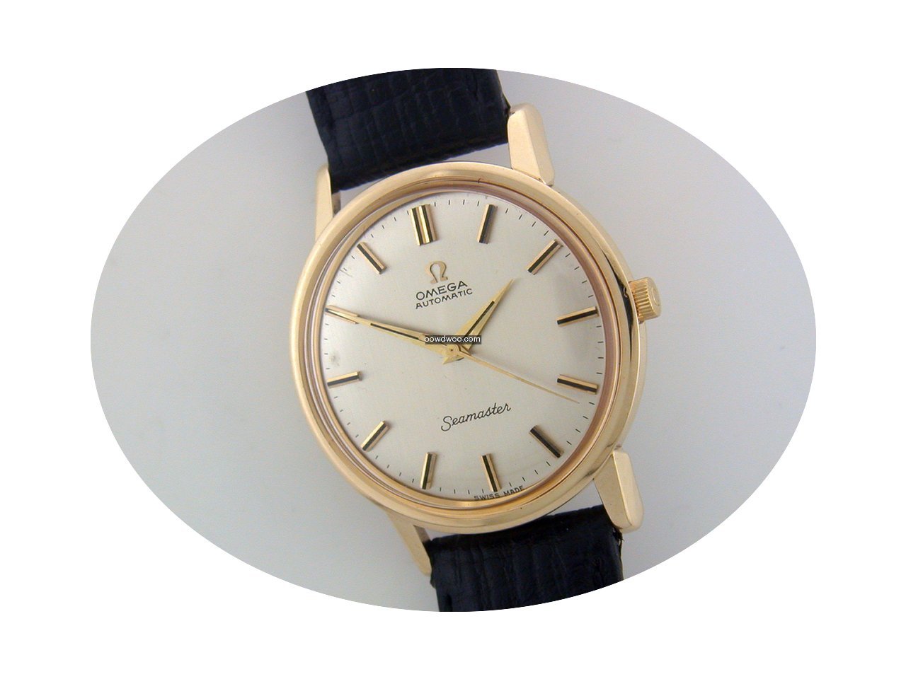 Omega Seamaster 9ct yellow gold automati...