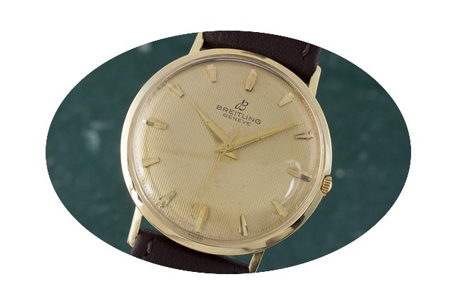 Breitling 18k (0,750) Gold Handaufzug He...