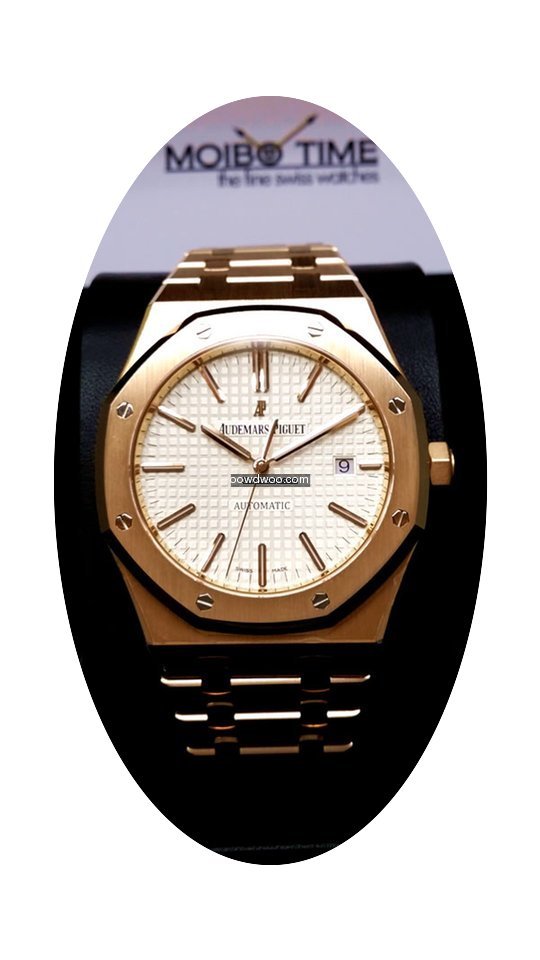 Audemars Piguet 15400OR Royal Oak 18K Pi...