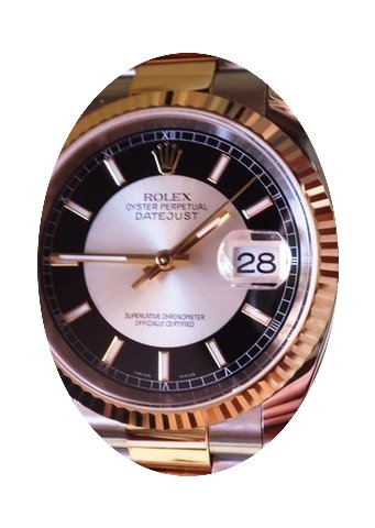 Rolex Datejust 36 116233-BKSSFO Black an...