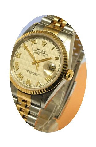 Rolex Datejust Stahl 18kt Gg Ref 16233 T...