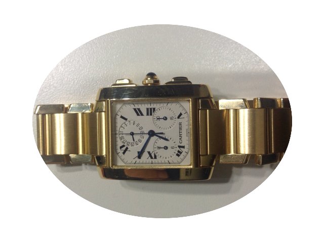 Cartier Tank Francaise chronograph...