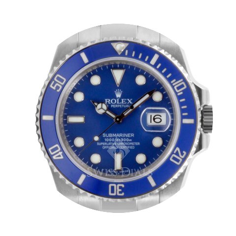 Rolex Submariner White Gold Blue Dial Ce...