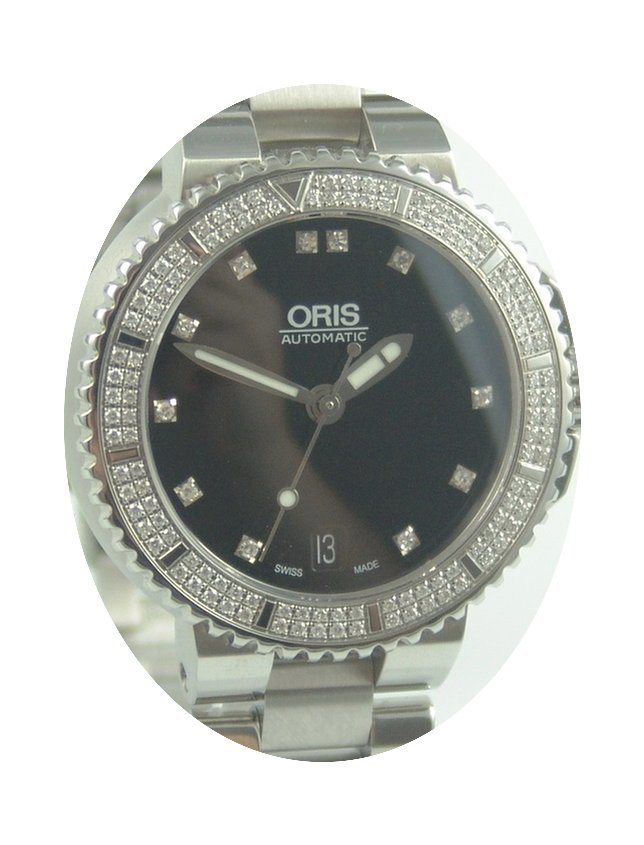 Oris Aquis Date Diamonds Automatik 4050 ...