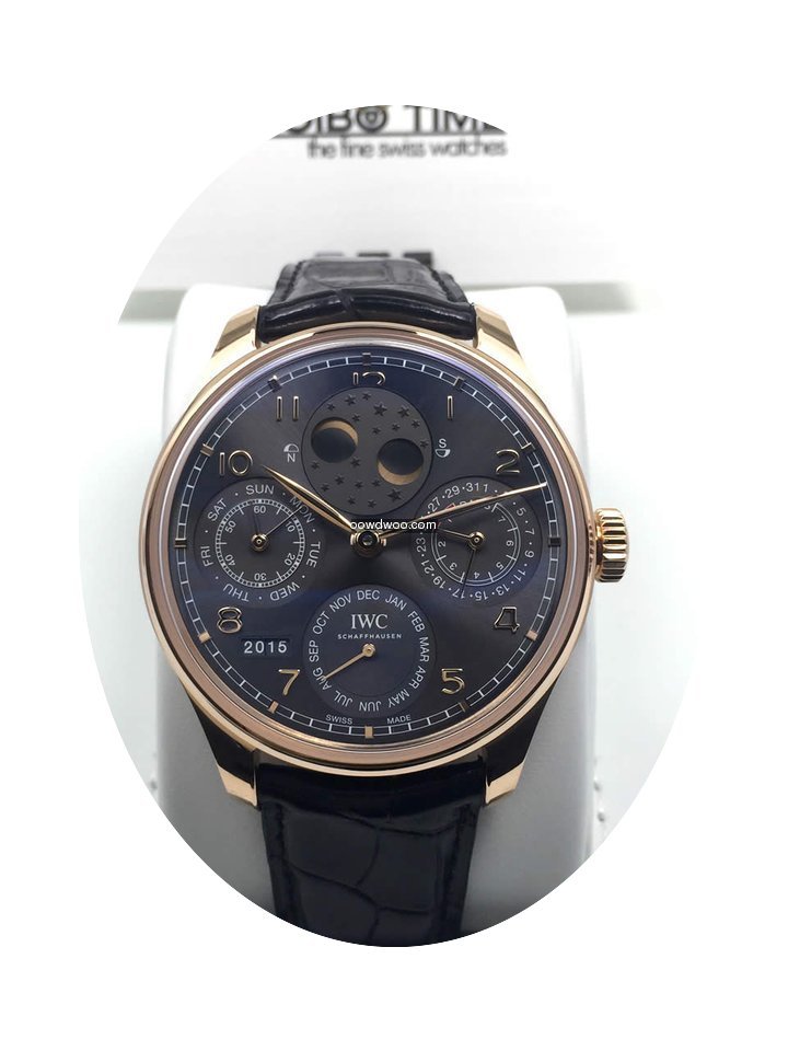 IWC 18ct Red Gold PORTUGIESER PERPETUAL ...