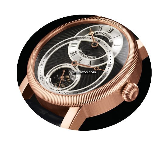 Benzinger Regulator Black Rose Gold...