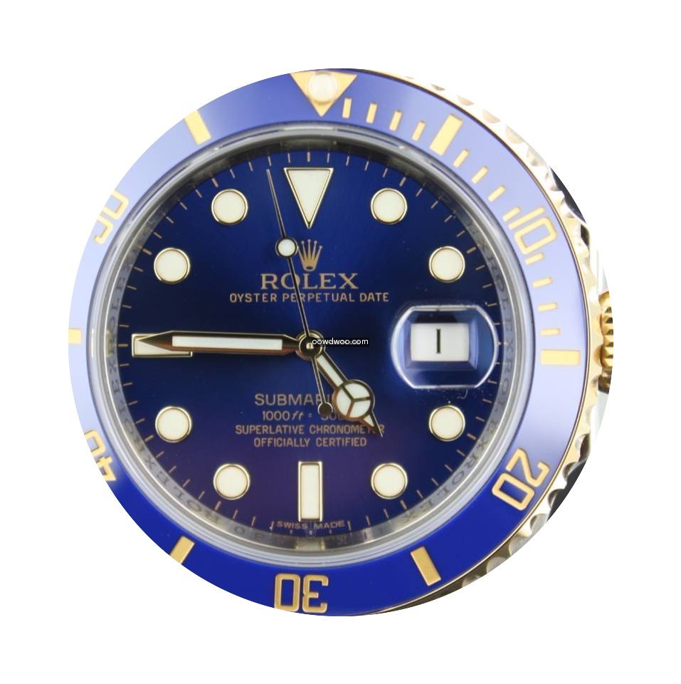 Rolex Submariner Date Gold/Steel Blue Di...