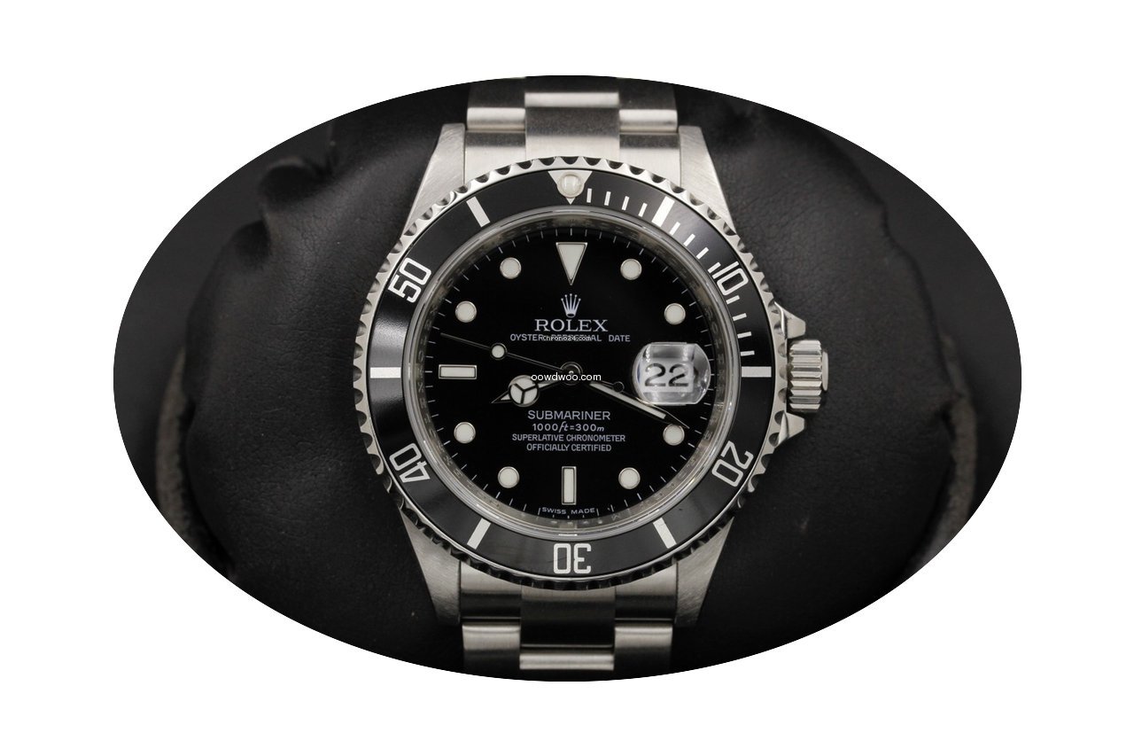 Rolex Submariner 16610 Stainless Steel...