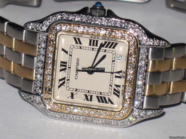 Cartier Panther 18K Gold Midsize Diamond...