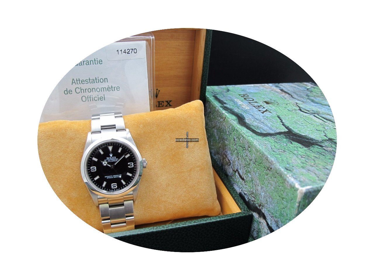 Rolex EXPLORER 1 114270 Black Dial with ...