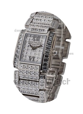 Patek Philippe Twenty 4 with Full Baguet...