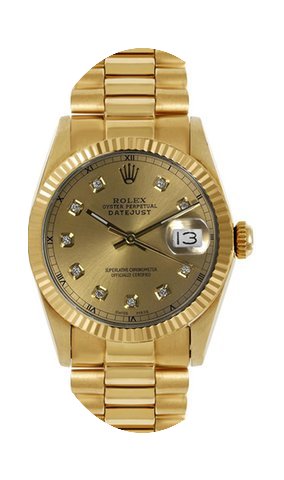 Rolex Women's President Midsize Fluted C...