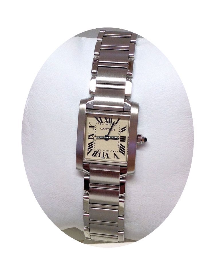 Cartier Tank Française W51008Q3 - Box &...